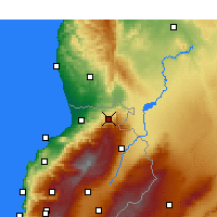 Nearby Forecast Locations - Al-Qoubaiyat - Harita