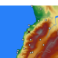 Nearby Forecast Locations - Amioun - Harita