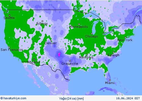 Yağış(24 sa) Tahmin Haritaları