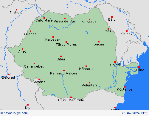  Romanya Avrupa Tahmin Haritaları