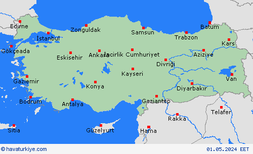   Türkiye Tahmin Haritaları