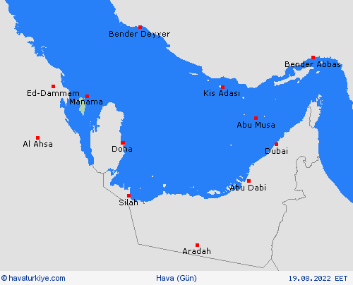 genel açıklama Bahreyn Asya Tahmin Haritaları