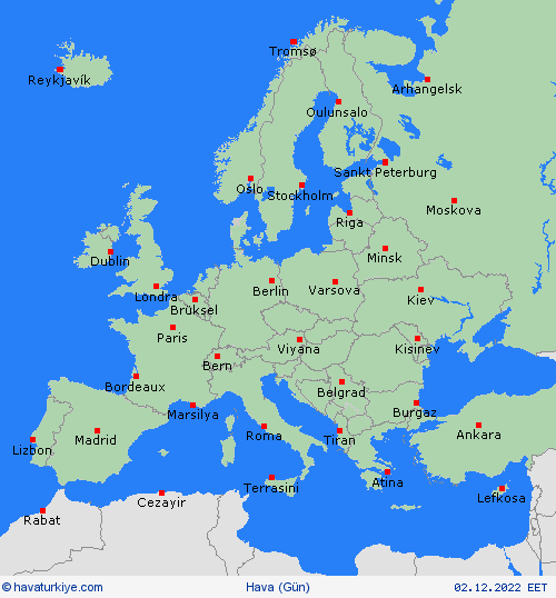 genel açıklama  Avrupa Tahmin Haritaları