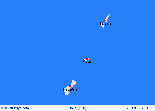 genel açıklama Mariana Islands Okyanusya Tahmin Haritaları