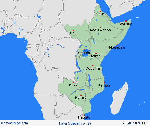 genel açıklama  Afrika Tahmin Haritaları