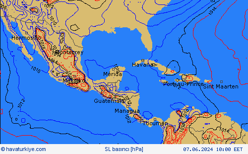 SL basıncı Tahmin Haritaları