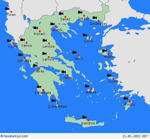 görüntü Yunanistan Avrupa Tahmin Haritaları
