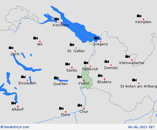 görüntü Lihtenştayn Avrupa Tahmin Haritaları
