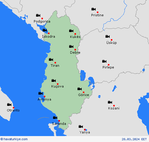 görüntü Arnavutluk Avrupa Tahmin Haritaları
