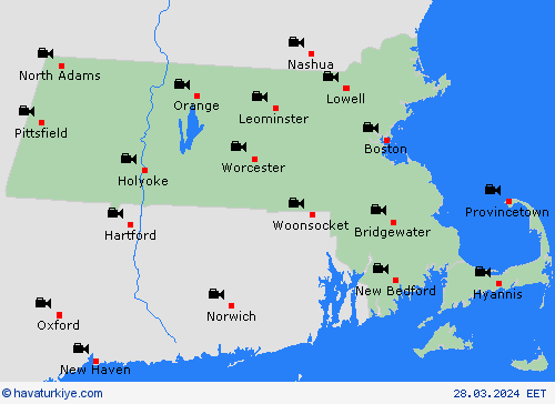 görüntü Massachusetts Kuzey Amerika Tahmin Haritaları