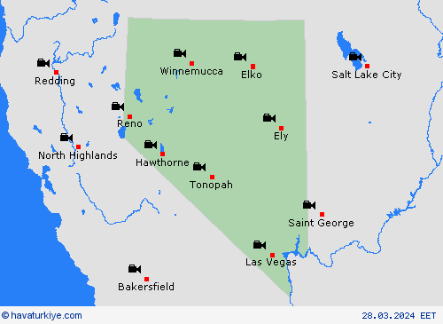 görüntü Nevada Kuzey Amerika Tahmin Haritaları