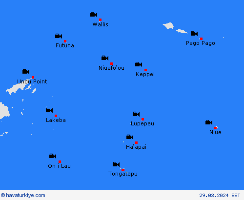 görüntü Tonga Okyanusya Tahmin Haritaları
