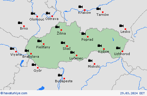 görüntü Slovakya Avrupa Tahmin Haritaları
