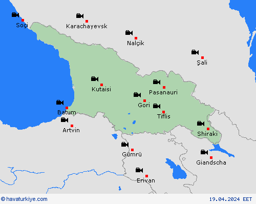 görüntü Gürcistan Asya Tahmin Haritaları