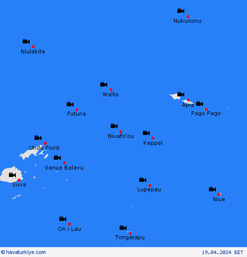görüntü Wallis ve Futuna Adaları Okyanusya Tahmin Haritaları
