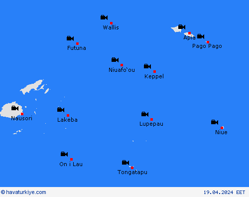 görüntü Amerikan Samoası Okyanusya Tahmin Haritaları