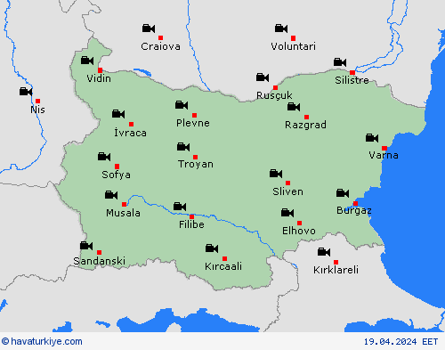 görüntü Bulgaristan Avrupa Tahmin Haritaları