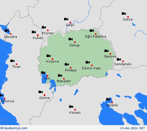 görüntü Kuzey Makedonya Avrupa Tahmin Haritaları