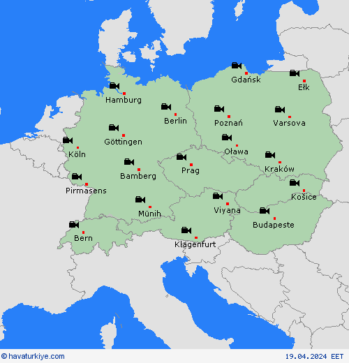 görüntü  Avrupa Tahmin Haritaları