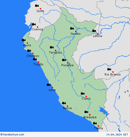 görüntü Peru Güney Amerika Tahmin Haritaları