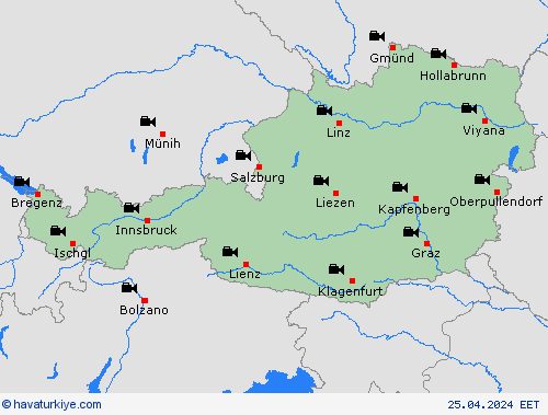 görüntü Avusturya Avrupa Tahmin Haritaları