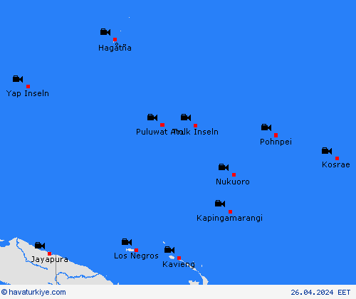 görüntü Mikronezya Okyanusya Tahmin Haritaları