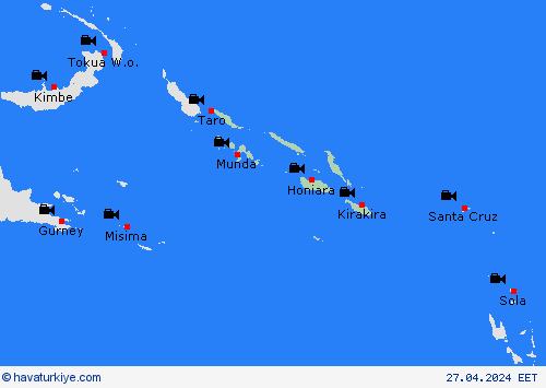 görüntü Solomon Adaları Okyanusya Tahmin Haritaları