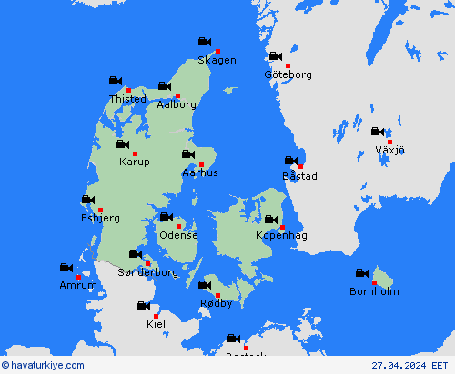 görüntü Danimarka Avrupa Tahmin Haritaları