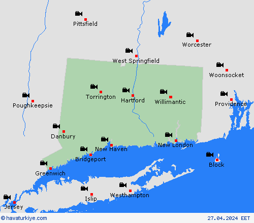 görüntü Connecticut Kuzey Amerika Tahmin Haritaları