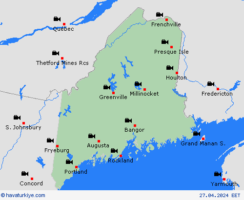 görüntü Maine Kuzey Amerika Tahmin Haritaları
