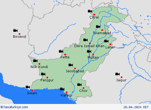 görüntü Pakistan Asya Tahmin Haritaları