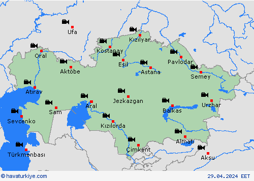 görüntü Kazakistan Asya Tahmin Haritaları