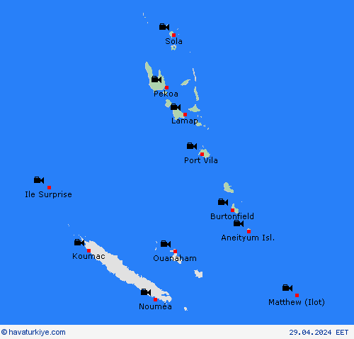 görüntü Vanuatu Okyanusya Tahmin Haritaları