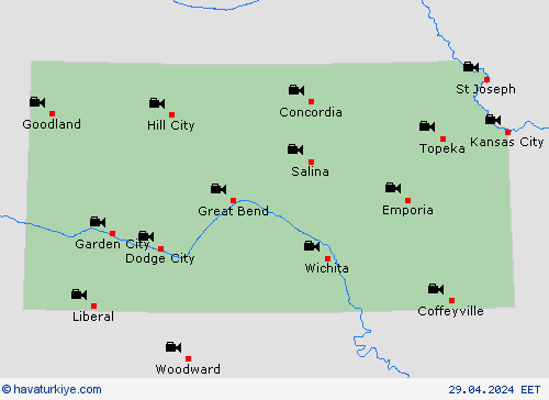 görüntü Kansas Kuzey Amerika Tahmin Haritaları