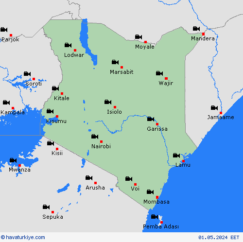görüntü Kenya Afrika Tahmin Haritaları