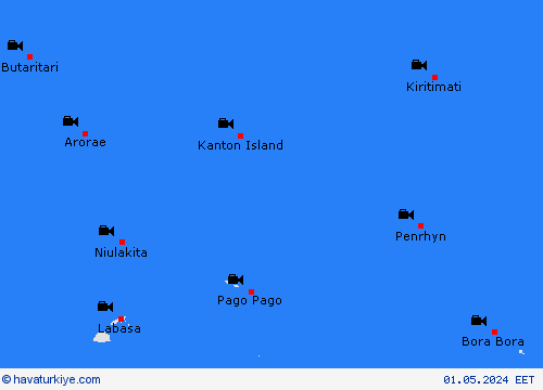 görüntü Kiribati Okyanusya Tahmin Haritaları
