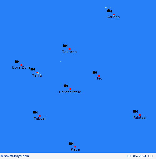 görüntü Fransız Polinezyası Okyanusya Tahmin Haritaları