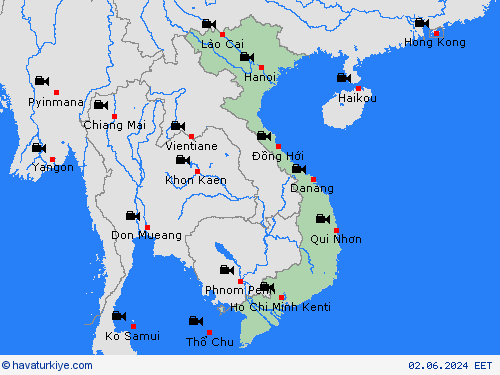 görüntü Vietnam Asya Tahmin Haritaları
