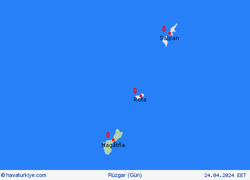 rüzgar Guam Okyanusya Tahmin Haritaları